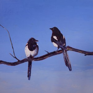 Tete-a-Tete, ca 2025 (olja på masonit)