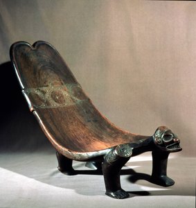 Duhos ceremoniella säte, Taino, Republiken Haiti, 1400-talet (trä)