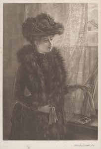 Utan titel (Lady in Furs) av Hamilton Hamilton