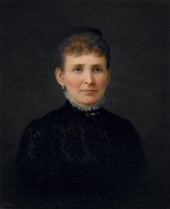 Porträtt av en kvinna, ca 1886 (olja på duk)