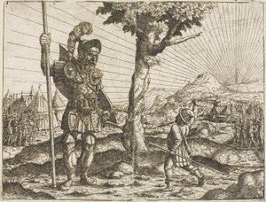 David och Goliat av Hanns Lautensack