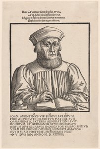 Johann Aventinus (Johann Turmair) av Hanns Lautensack