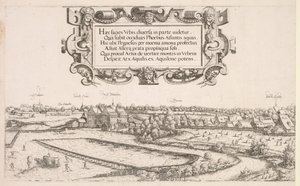 Panoramautsikt över Nürnberg: Vänster del