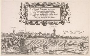 Panoramautsikt över Nürnberg: Höger del av Hanns Lautensack