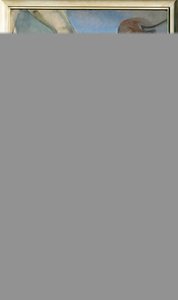 Ögonoperation (målning på trä) av Hanns Ludwig Katz