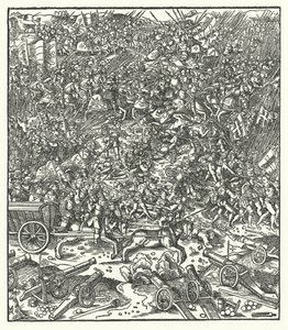 Slaget vid Guinegate, Frankrike, 7 augusti 1479 (gravyr)
