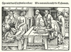 The Will (gravyr) av Hans (after) Burgkmair