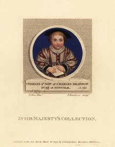 Charles Brandon, 3:e hertig av Suffolk av Hans (after) Holbein the Younger