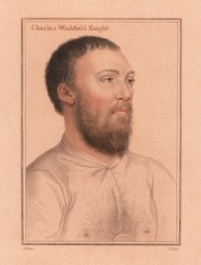 Charles Wingfield från Kimbolton Castle, 1812 (gravyr) av Hans (after) Holbein the Younger