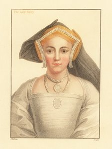 Frances Howard, grevinna av Surrey, 1812 (gravyr) av Hans (after) Holbein the Younger