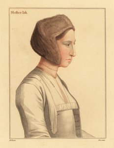 Margaret Clement, fosterdotter till Thomas More., 1812 (gravyr) av Hans (after) Holbein the Younger