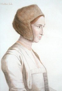 Moder Jackson, sjuksköterska till den framtida Edward VI, graverad av Francesco Bartolozzi (1727-1815) (gravyr) av Hans (after) Holbein the Younger
