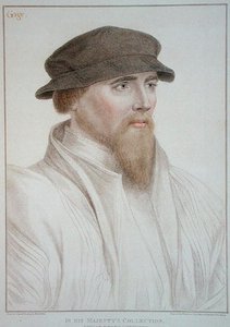 Porträtt av John Gaye (d.1557) graverad av Francesco Bartolozzi (1727-1815) 1796 (gravyr) av Hans (after) Holbein the Younger