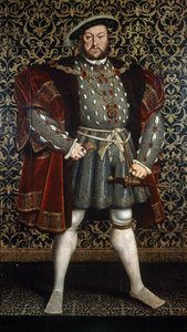 Porträtt av kung Henrik VIII, efter 1557 (olja på träpanel)