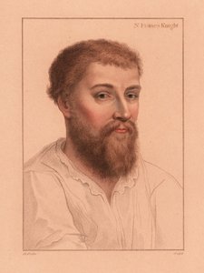 Sir Nicholas Poyntz (1510-1556), engelsk hovman, 1812 (gravyr) av Hans (after) Holbein the Younger