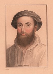 Sir William Sharington, engelsk hovman till kung Henry VIII., 1812 (gravyr) av Hans (after) Holbein the Younger