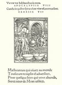 The Charnel House (gravyr) av Hans (after) Holbein the Younger