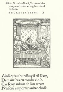 Kungen (gravyr) av Hans (after) Holbein the Younger