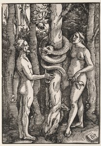 Adam och Eva av Hans Baldung