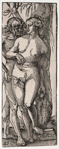 Adam och Eva av Hans Baldung