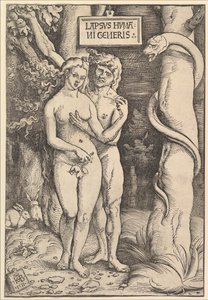 Adam och Eva, 1511. av Hans Baldung