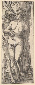 Adam och Eva, 1519. av Hans Baldung