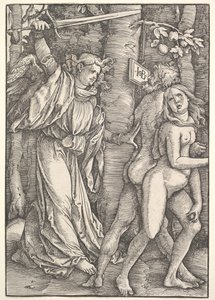 Utvisning från paradiset, 1514. av Hans Baldung