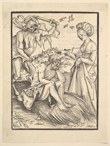 Job frestad av en demon, 1509.