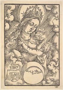 Madonna Lactans, från Enchiridon poeticum, 1515 av Hans Baldung