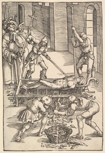 Martyrdom of St. Lawrence, ca. 1505. av Hans Baldung