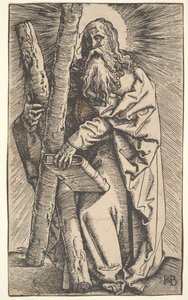 Saint Andrew, 1400-1500-talet. av Hans Baldung