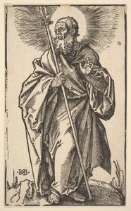 Sankt Thomas från Kristus och apostlarna, 1519. av Hans Baldung