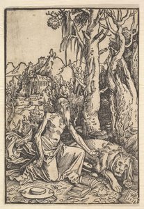 St. Hieronymus i öknen, 1511. av Hans Baldung