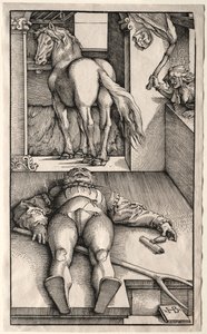 Den förhäxade brudgummen, 1544-45. av Hans Baldung