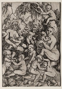 De två mödrarna av Hans Baldung