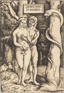 Adam och Eva av Hans Baldung Grien
