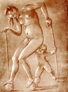 Allegorisk framställning av Hans Baldung Grien