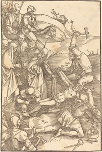 Kristus spikad på korset av Hans Baldung Grien