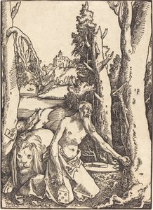 Saint Hieronymus i öknen av Hans Baldung Grien