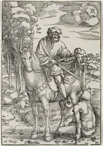 St. Martin delar sin mantel av Hans Baldung Grien