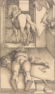 Den förhäxade brudgummen av Hans Baldung Grien