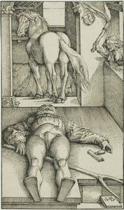 Den förhäxade brudgummen av Hans Baldung Grien