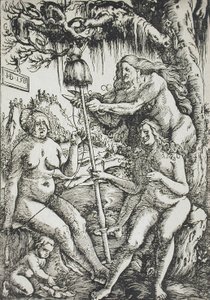 De tre ödesgudinnorna av Hans Baldung Grien
