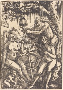 De tre öden: Lachesis, Atropos och Clotho av Hans Baldung Grien