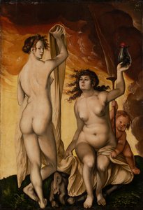 Två häxor av Hans Baldung Grien