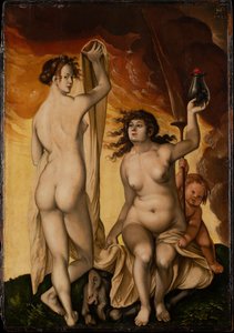 Två häxor av Hans Baldung Grien