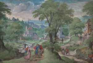 Bileam och åsnan av Hans Bol