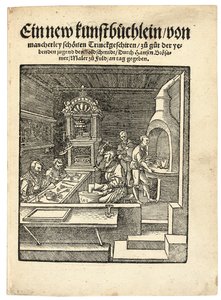 En guldsmedsverkstad, ca 1538