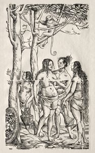 Hottentots med flock. av Hans Burgkmair