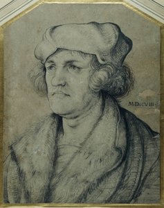 Porträtt av en man av Hans Burgkmair